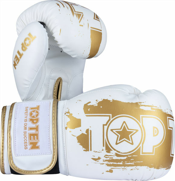 Picture of Boxing Gloves Power Ink White/Gold 10oz